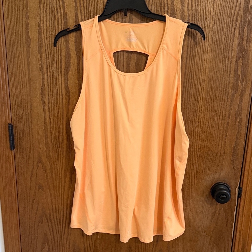 tek gear orange Racerback Performance Tank